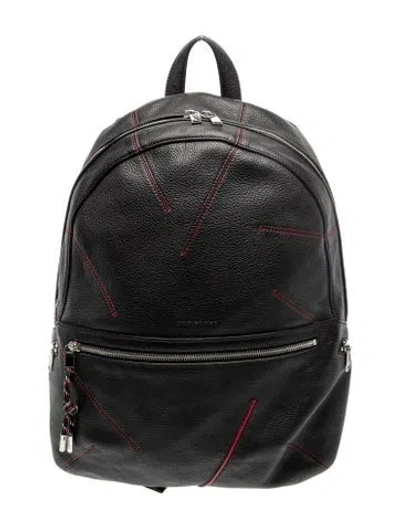 Pre-owned Dior Leather Backpack In Black