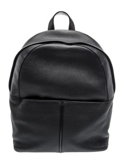 Pre-owned Dior Leather Backpack In Purple