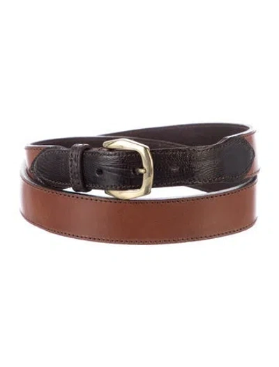 Pre-owned Dior Leather Belt Kit