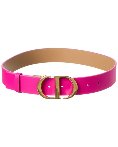 Dior Leather Belt In Pink