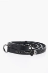 DIOR LEATHER BELT WITH EYELETS 15MM