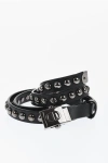 Dior Leather Belt With Studs 20mm