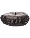 Dior Leather Beret In Black