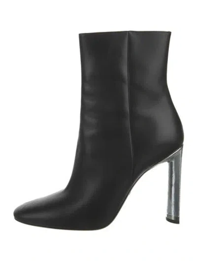 Pre-owned Dior Leather Boots In Black