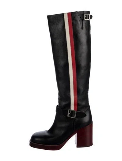 Pre-owned Dior Leather Boots In Black