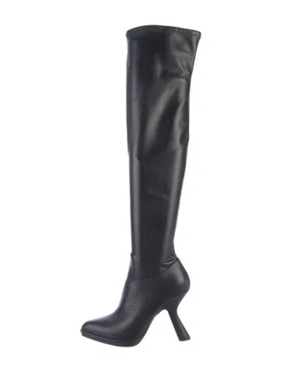 Pre-owned Dior Leather Boots In Black