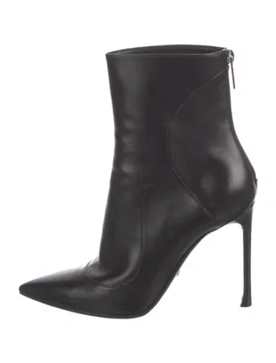 Pre-owned Dior Leather Boots In Black