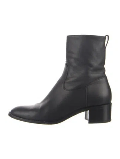 Pre-owned Dior Leather Boots In Blue