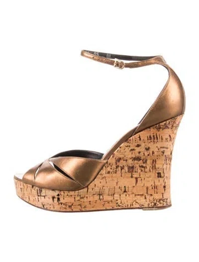 Pre-owned Dior Leather Colorblock Pattern Sandals