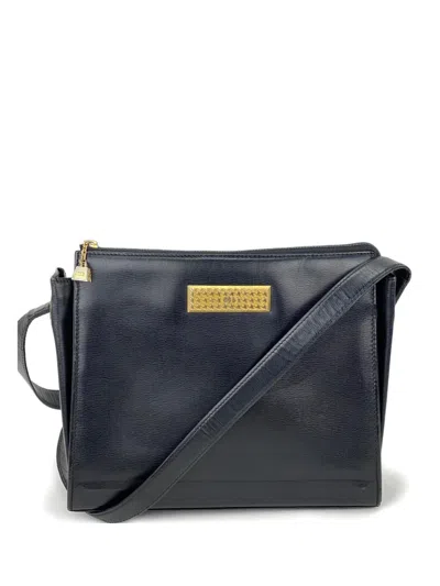 Pre-owned Dior Leather Cross Body Bag In Black