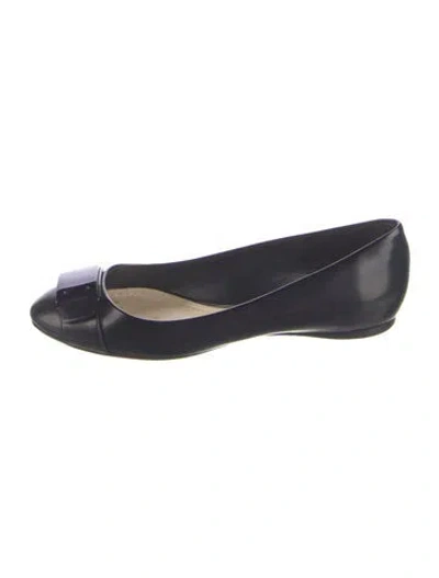 Pre-owned Dior Leather Flats In Blue