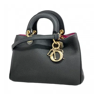Pre-owned Dior Leather Handbag () In Black