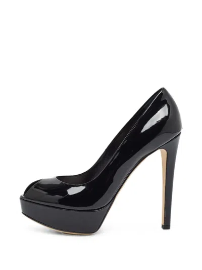 Pre-owned Dior Leather Heeled Pumps In Black