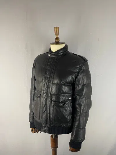 Pre-owned Dior Leather Jacket Black