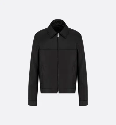 Dior Leather Jacket Clothing In Black