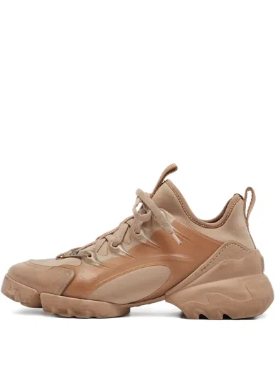 Pre-owned Dior Leather Lace-up Sneakers