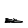 Dior Classic Black Calfskin Loafers For Women In Black