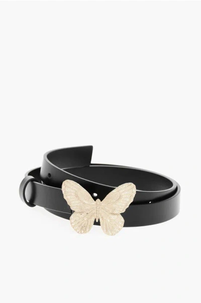 Dior Leather Metamorphose Belt With Brass Buckle 20mm Grösse 80