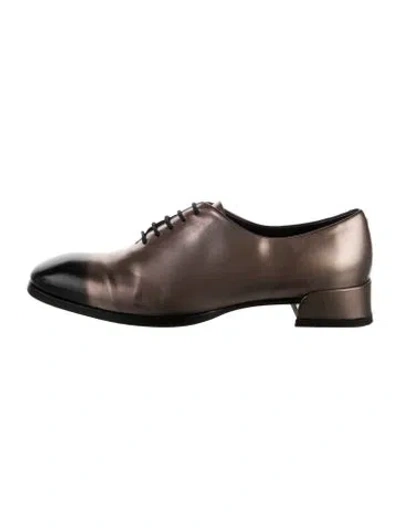 Pre-owned Dior Leather Oxfords