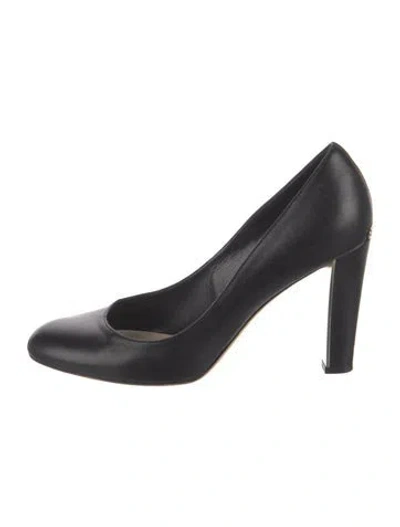 Pre-owned Dior Leather Pumps In Black
