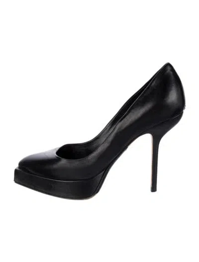 Pre-owned Dior Leather Pumps In Black