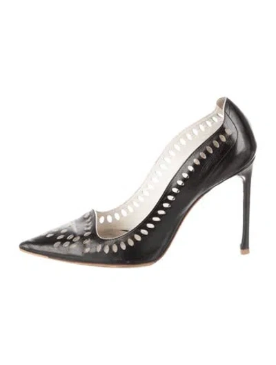 Pre-owned Dior Leather Pumps In Black
