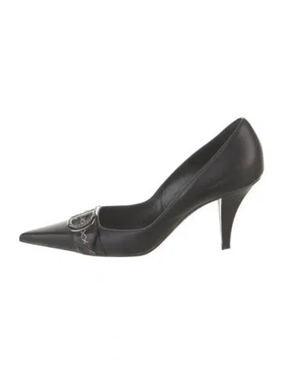 Pre-owned Dior Leather Pumps In Black
