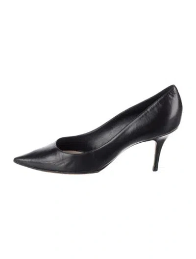 Pre-owned Dior Leather Pumps In Black