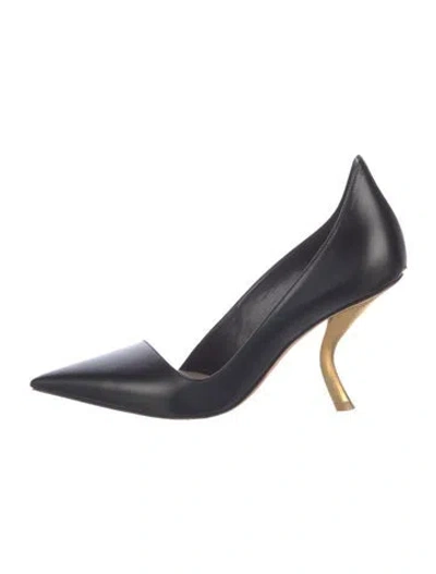Pre-owned Dior Leather Pumps In Blue