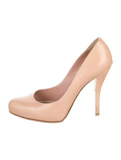 Pre-owned Dior Leather Pumps In Pink