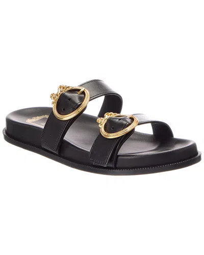 Dior Leather Sandal In Black