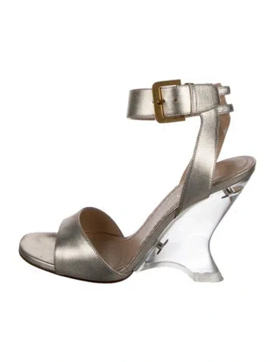 Pre-owned Dior Leather Sandals