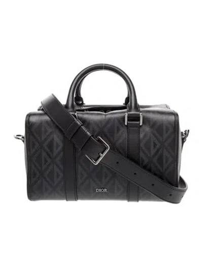 Pre-owned Dior Leather Shoulder Bag In Black