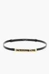 Dior Leather Signature Slim Belt 15mm Grösse S