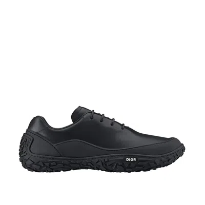 Dior Leather Sneakers Men In 黑色的