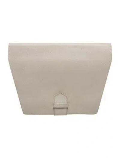 Pre-owned Dior Leather Vintage Clutch In Neutrals