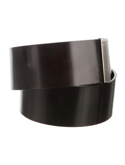 Pre-owned Dior Leather Waist Belt In Brown