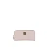 Dior Leather Wallet In Pink