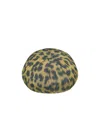 Dior Leopard Print Bailey Hat In Green