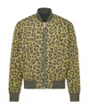 Dior Leopard Print Leisure Jacket In Green