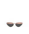Dior C B5u E0a7 Oro Rosa Lucido Sunglasses In Black