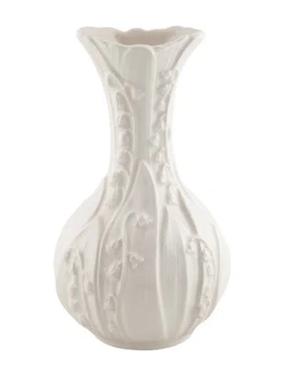 Pre-owned Dior Lily Of The Valley Vase In White