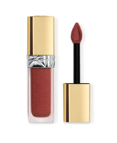 Dior Limited-edition Rouge  Forever Liquid Sequin Glittery Liquid Lipstick In 843 Divine