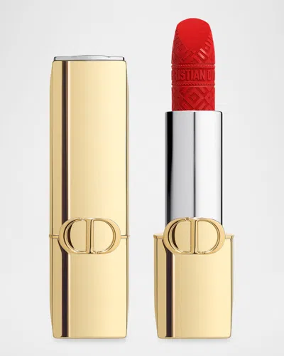 Dior Limited Edition Rouge  Lipstick In 999 Iconic Red - Velvet Finish