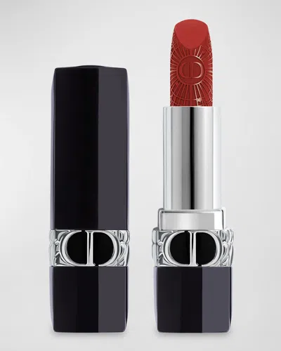 Dior Limited Edition Rouge  Refillable Lipstick In 674 Rouge Fortune - Velvet