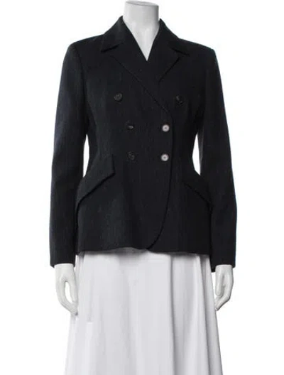 Pre-owned Dior Linen Jacket In Black/grey