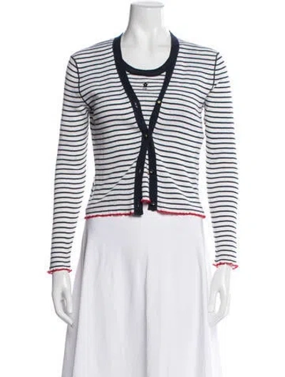 Pre-owned Dior Linen Striped Set In Blue