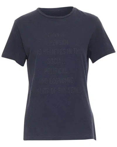 Pre-owned Dior Linen Washed Effect T-shirt