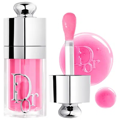 Dior Lip Glow Oil Hydrating High-shine Gloss 007 Raspberry 0.2 Oz/6 ml In Purple