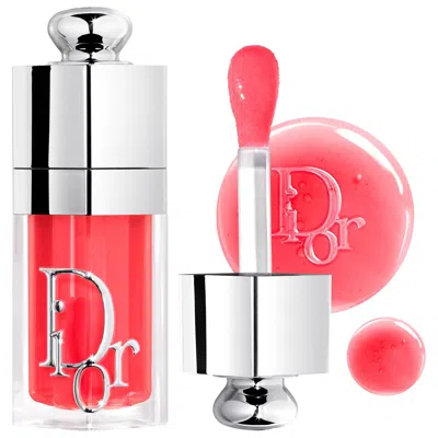 Dior Lip Glow Oil Hydrating High-shine Gloss 015 Cherry 0.2 Oz/6 ml In Red